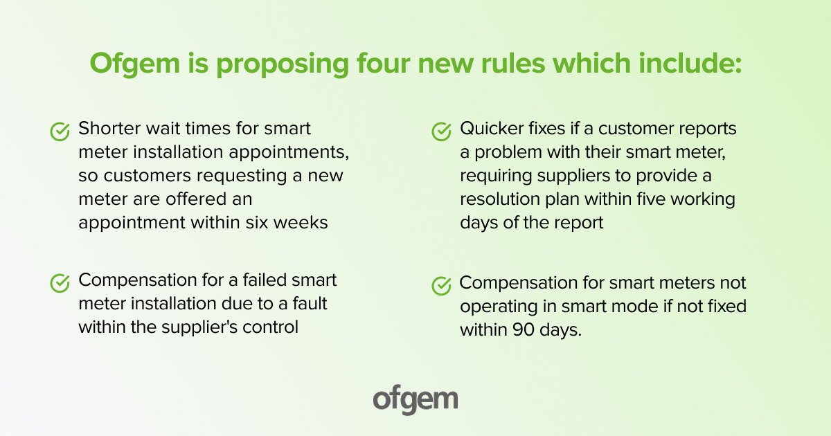 Ofgem proposing new rules for smart meters